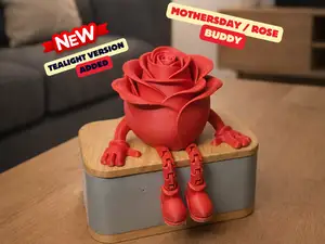 MOTHERSDAY / ROSE BUDDY ARTICULATED / GIFT