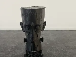 Frankenstein  Head Halloween Desktop Decoration