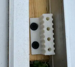 Wooden solar panel support