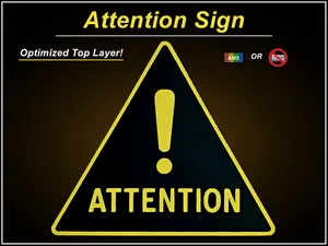 NO AMS / AMS Attention Sign