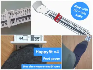 Foot & Shoe Size Measurement @Home - HappyFit v4