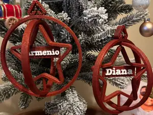Personalized Christmas Ball w/ your name (UPDATED)