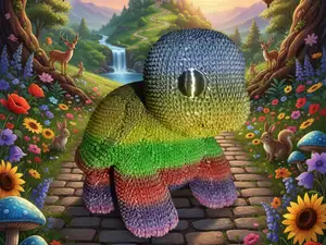 Bebe tortue tricotee