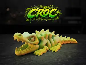 Articulated skeletal Croc