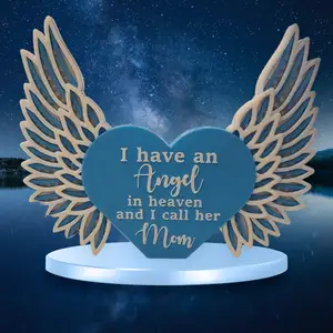 Customizable Angel Wings Memorial
