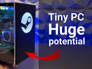 Front panel for pi 5 mini pc case