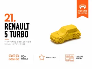 Tiny Renault 5 Turbo - Mini Cars Series