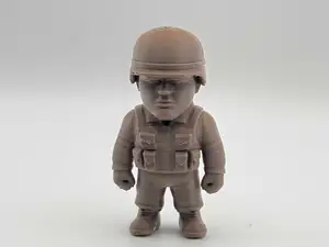 Tough Soldier – Chibi Army Hero Figurine