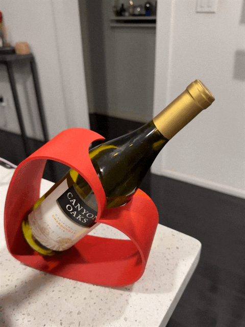 Valentine's Day Wine Bottle Holder (it ROCKS :) )