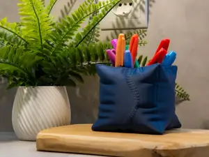 Puffy Cloth Pencil Holder