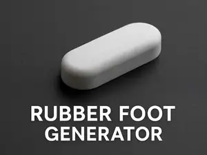 Rubber Feet Generator - replacing lost or worn