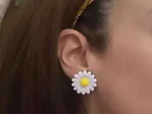 Chamomile Flower Earrings