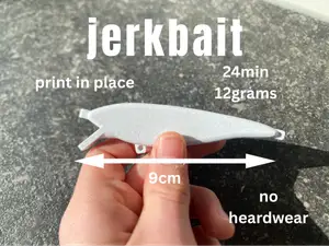 jerk bait (print in place)
