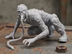 Post-apocalyptic miniature