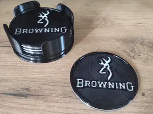Gun Brands coasters
