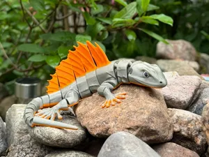 Articulated Lizard Print in Place (No Supports)