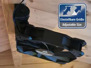 PC Lüfter Wandhalter einstellbar