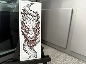 Crimson Fury | Stylized Dragon Hueforge