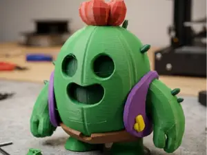 Spike Brawl Stars 3D Figure