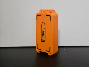 10mm Ammo Box - 50 Rounds - Stackable