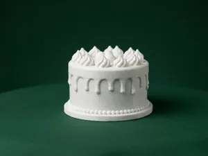 1:12 Scale Birthday Cake 3D Model
