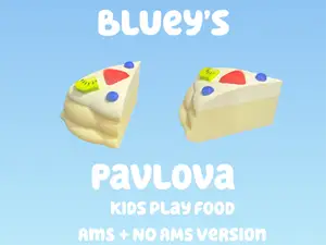 Pavlova from bluey - Kids toy kitchen play food 