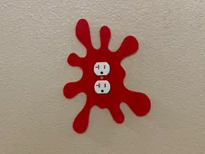 Nickelodeon Inspired Splat Outlet Cover