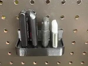 Pegboard USB Stick Organizer