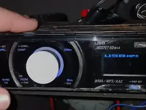 Botão de volume para som automotivo Pioneer