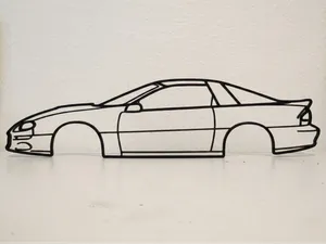 Chevrolet Camaro Catfish 4th Gen Wall Art