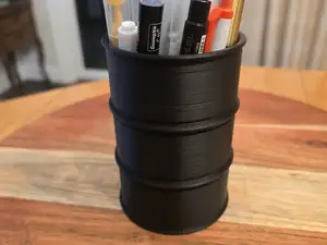 Barrel Pencil _ Pen _ Dice holder - Oil Barrel