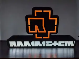 Rammstein LED Lamp