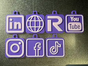 Social Media NFC Keyring