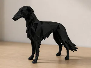 Low Poly Borzoi