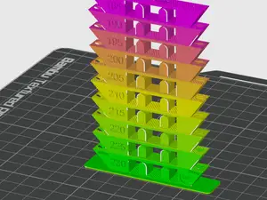 PLA Temperature Tower (185–230°C)