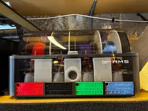 Filament Swatch holder for AMS