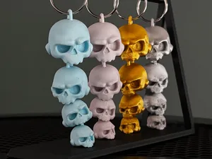 ZKULL Skull Keychain
