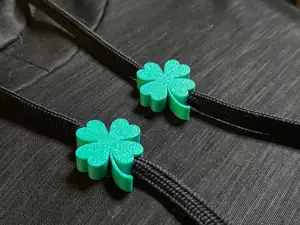 Shamrock Clover Drawstring Beads | St Patricks Day
