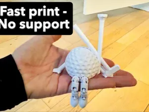 Articulated Golf buddy club tee