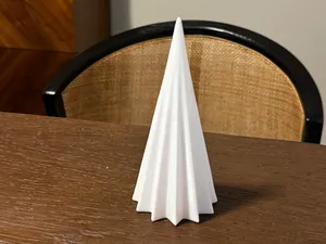 Minimalist Christmas Tree – No Support, Fast Print