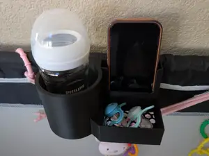 Playpen Bottle, Pacifier & Phone Holder