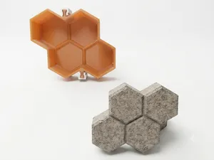 Paving brick mold honeycomb