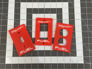 Milwaukee Light Switch Plate Set