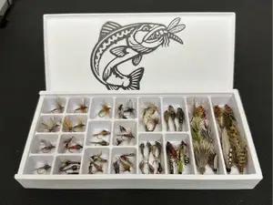Custom slim Fly Box - Trout Fishing fly box