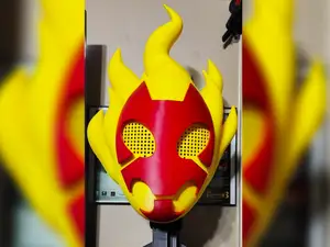 Ben 10 Heatblast cosplay helmet