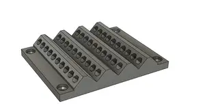 40psc Bit set wall mount holder
