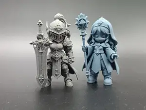 Cute Fantasy Heroes - Female Paladin & Priestess