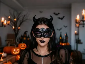 恶魔小角头箍分件Demon Horn Headband Accessories