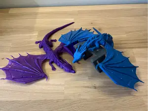 Articulating Dragon with wings