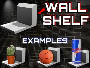 Small Wall Shelf | You can put anything you want on it, too cool!